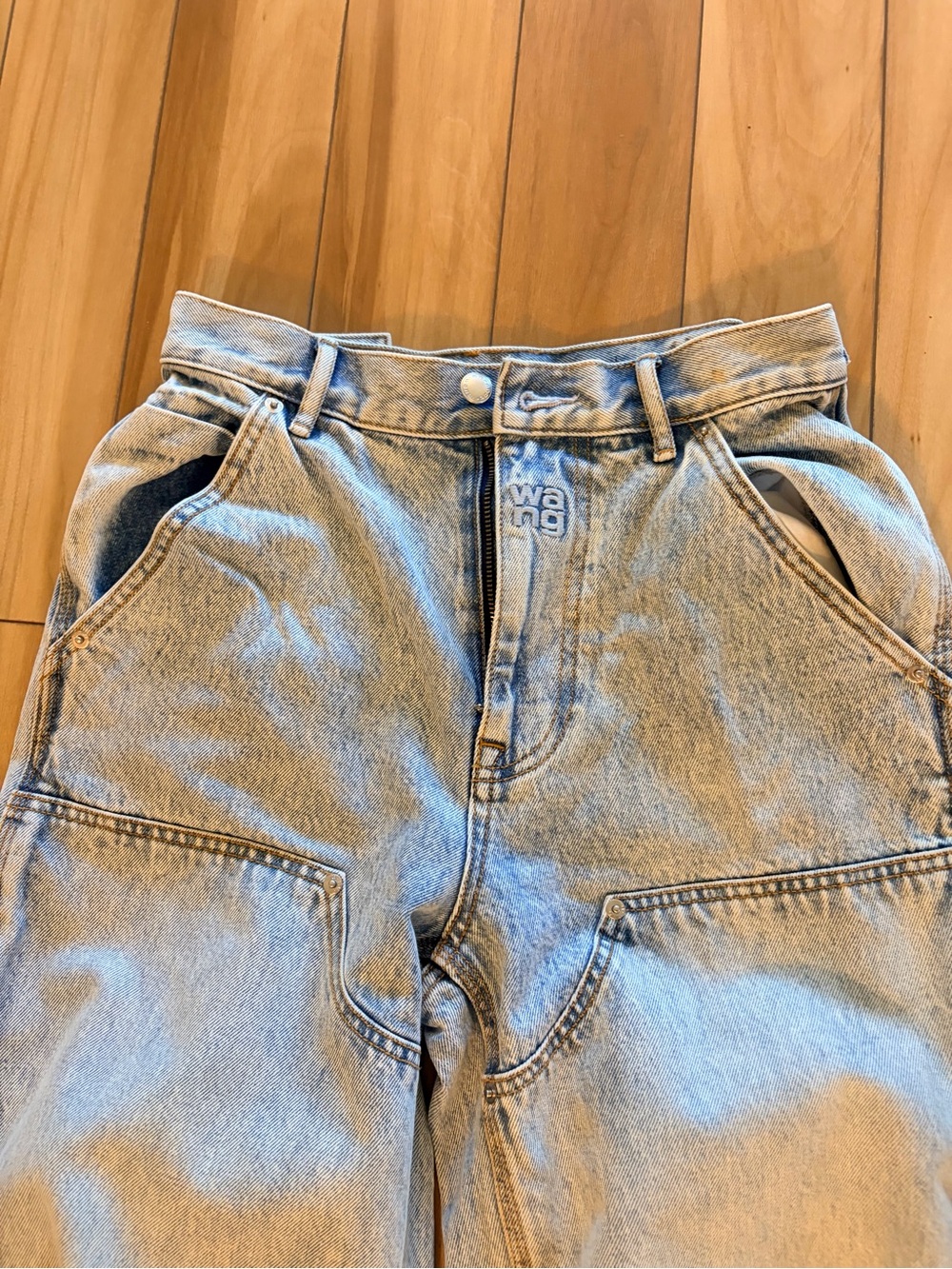 Alexander Wang Light Blue Relaxed Carpenter Jeans